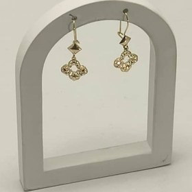 تصویر گوشواره ستاره امگا Omega gold earrings