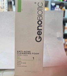 تصویر فوم شستوی ضداکنه ژنو بایوتیک 