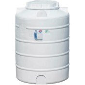 تصویر مخزن آب ۵۰۰ لیتری عمودی کوتاه خزر منبع سه لایه 