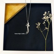 تصویر گردنبند علی و تلفیق ذوالفقار همراه زنجیر 