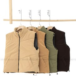 تصویر پافر زنانه آستردار سیلیکونی کد ۱۰۰۴۳۹۲ 