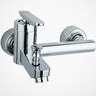 تصویر شیر اهرمی توالت کروم RASSAN Chrome Flora Shower Mixer