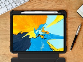 تصویر کیف نیلکین Bumper Leather Case Pro مناسب برای اپل iPad Pro 12.9 2020 ا Apple iPad Pro 12.9 2020 Bumper Leather Case Pro Apple iPad Pro 12.9 2020 Bumper Leather Case Pro