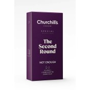 تصویر کاندوم ساده وقفه دهنده چرچیلز مدل SECOND ROUND با ژل روان کننده مضاعف تعداد 12 عددی 