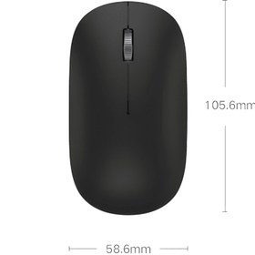 تصویر موس شیائومی اینتل سایلنت بلوتوث وایرلس مدل Xiaomi Mijia Intel Wireless Mouse Mute Version E318 