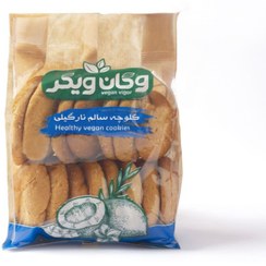 تصویر کلوچه سلفونی سالم وگان | نارگیلی | 400 گرم 