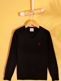 تصویر بافت و پلیور پسرانه یو اس پلو اورجینال مشکی U.S. Polo Assn. G083SZ0TK.000.896237 