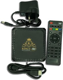 تصویر King39s pro new version 2023 Ram 32 gb Rom 512 android 12.2 ultra hd tv box - ارسال 15 الی 20 روز کاری 