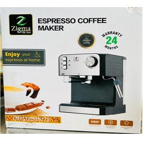 تصویر اسپرسو ساز زیگما مدل Kj60B ا Zigma Kj60B Espresso Machine Zigma Kj60B Espresso Machine