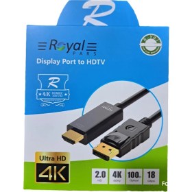 تصویر کابل تبديل display port to hdmi royal مدل rc 3020 