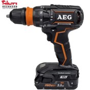 تصویر دریل پیچ‌گوشتی چکشی شارژی براشلس آاگ مدل BSB18CBLLE-252X AEG BSB18CBLLE-252X