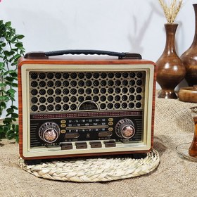 تصویر رادیو اسپیکر بلوتوثی رم و فلش خور Meier M-1918BT Meier M-1918BT Wireless Radio Speaker