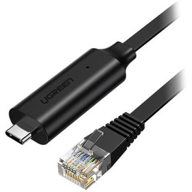 تصویر کابل تبدیل 1.5 متری USB Type-C به RJ45 یوگرین CM204 ا UGREEN CM204 80186 1.5m USB Type-C to RJ45 Cable UGREEN CM204 80186 1.5m USB Type-C to RJ45 Cable