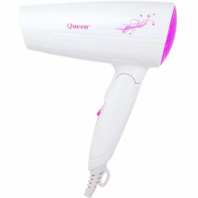 تصویر سشوار مسافرتی کویین ۱۲۰۰ وات مدل HD320 Queen compact hair dryer 1200 W