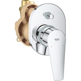 تصویر شیر حمام توکار گروهه GROHE مدل New Bauedge کد 29039001 GROHE BauEdge Concealed bath / shower mixer