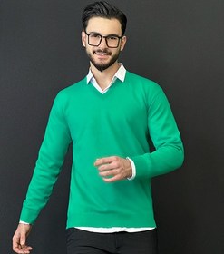 تصویر بافت یقه هفت مردانه کد 1553 