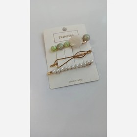 تصویر گیره مو مجلسی پک سه عددی 