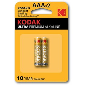 تصویر باطری آلکالاین 2نیم قلم اولترKODAK 