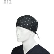 تصویر کلاه جراحی طرحدار مدل کلاسیک کد 012 