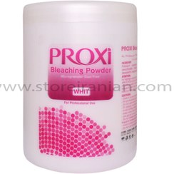 تصویر پودر دکلره سفید پروکسی حجم 500 گرم Proxi White Bleaching Powder 500gr