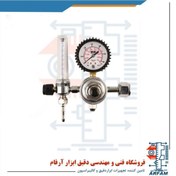 تصویر مانومتر آرگون توان جم تک فلومتر مدل TJI0205 Tavan Jam Ar Regulator TJI0205