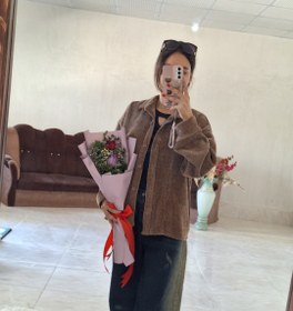 تصویر شومیز مخمل کد۶ - مشکی 