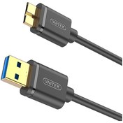 تصویر کابل میکرو USB3.0 هارد اکسترنال یونیتک مدل Y-C461GBK به طول 1 متر 