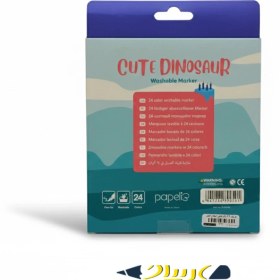 تصویر ماژیک نقاشی 24 رنگ پاپلی کد 501005 