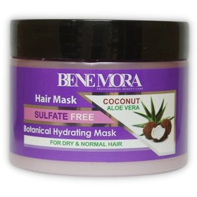 تصویر ماسک مو داخل حمام آلوورا و نارگیل بنمورا 500 میل Benmora Aloe vera and coconut bath hair mask 500 ml