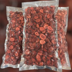 تصویر توت فرنگی خشک پفکی 