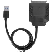 تصویر کابل تبدیل USB 3.0 به 3.0 SATA (برق و دیتا) طلقی 12V2A USB 3.0 to 3.0 SATA (power and data) converter cable, 12V2A
