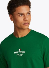 تصویر تی‌شرت گردن گرد با لوگو برند Tommy Hilfiger Logo Crew Neck T-Shirt