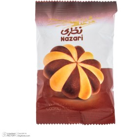 تصویر کلوچه دو رنگ وانیلی نظری – 55 گرم 