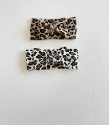 تصویر هدبند پلنگی ست بادی 