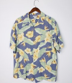 تصویر پیراهن هاوایی آستین کوتاه مردانه طرح دار سایز مدل61097 