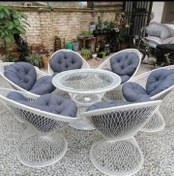 تصویر مبلمان باغی مدل بامبو 