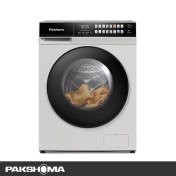 تصویر ماشین لباسشویی پاکشوما مدل X106 ظرفیت ۱۱ کیلوگرم درب از جلو با موتور BLDC و ۱۶ برنامه 