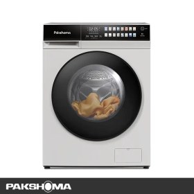 تصویر ماشین لباسشویی پاکشوما مدل X106 ظرفیت ۱۱ کیلوگرم درب از جلو با موتور BLDC و ۱۶ برنامه 