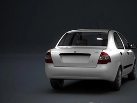 تصویر سپر عقب تیبا ۱ سفید 