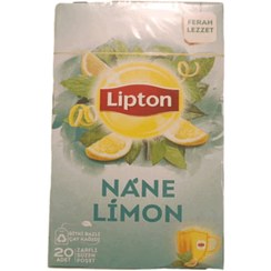 تصویر چای گیاهی لیپتون لیمو نعناع Lipton Nane & Limon Çayı کیسه ای 20 تایی 30 گرم 