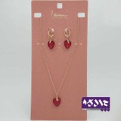 تصویر گردنبند گوشواره زنانه برند I am وارداتی 