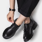 تصویر کفش چرم زنانه گرند - مشکی / 