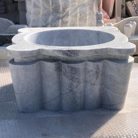 تصویر کاسه حمام ترکی طوسی مدل جیمز سنگ طبیعی مرمریت | هدیه تولد | جهیزیه عروس | کادویی | ظروف سنگی آقای سنگی | ظروف آنتیک و کلکسیونی 