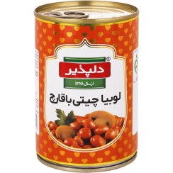تصویر کنسرو لوبیا با قارچ دلپذیر – 420 گرم 