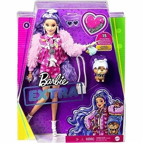 تصویر عروسک باربی مدل Purple Haired MATTEL - زمان ارسال 15 تا 20 روز کاری 