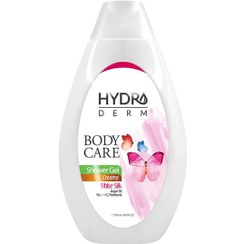 تصویر شامپو بدن کرمی هیدرودرم با رایحه ابریشم سفید حجم ۵۰۰ میلی لیتر 