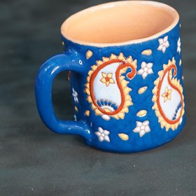 تصویر لیوان میناکاری سفال|MB023 