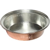 تصویر تابه سنتی مسی زنجان|بدون دسته سایز 2| 