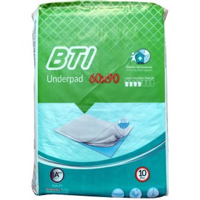 تصویر پد زیرانداز بهداشتی حیوانات مدل 60x90 بسته ۱۰ عددی برند BTI BTI Animal Sanitary Pad 60x90 10PCS