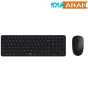 تصویر ست کیبورد و ماوس بی سیم رپو مدل 9320M رنگ سفید 